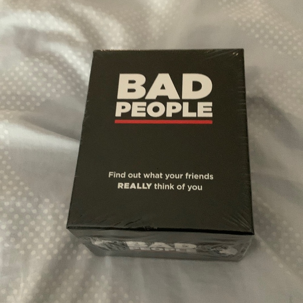 NWT Bad People Card Game (adult)